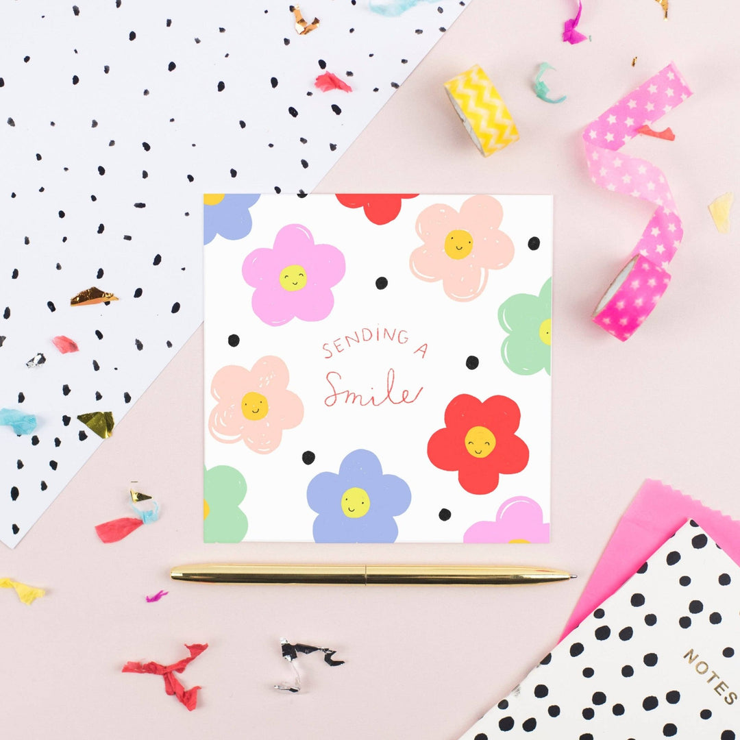 Greeting Card: Sending A Smile - Birch & BrackenCARDS
