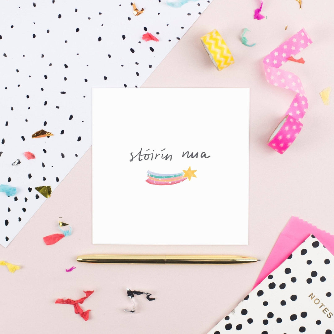 Greeting Card: Stóirín nua (New Little Treasure) - Birch & BrackenCARDS