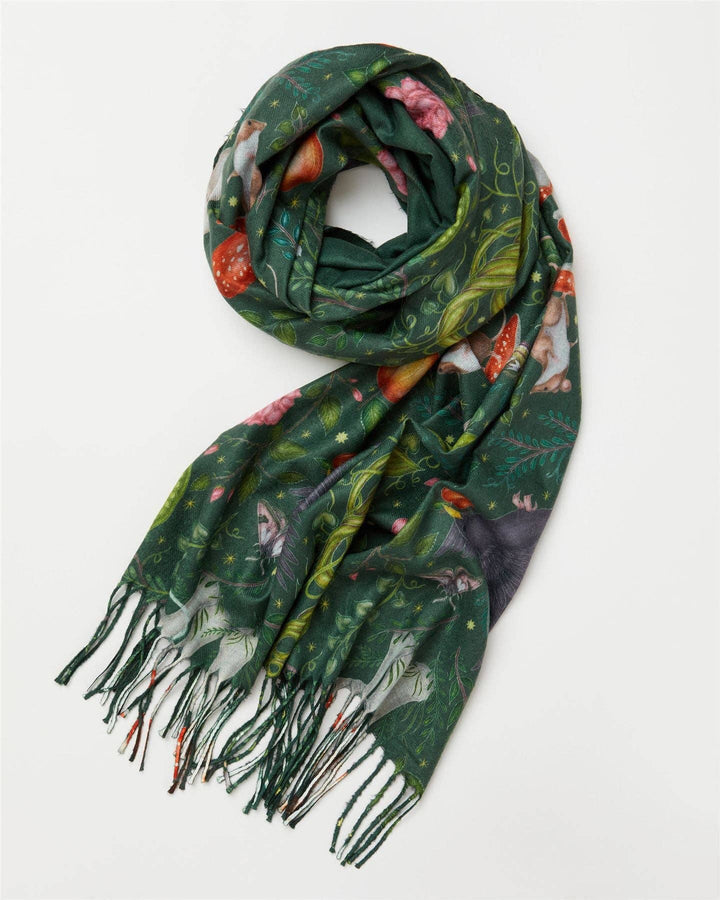Into The Woods Ultra - Soft Scarf - Green - Birch & BrackenACCESSORIES