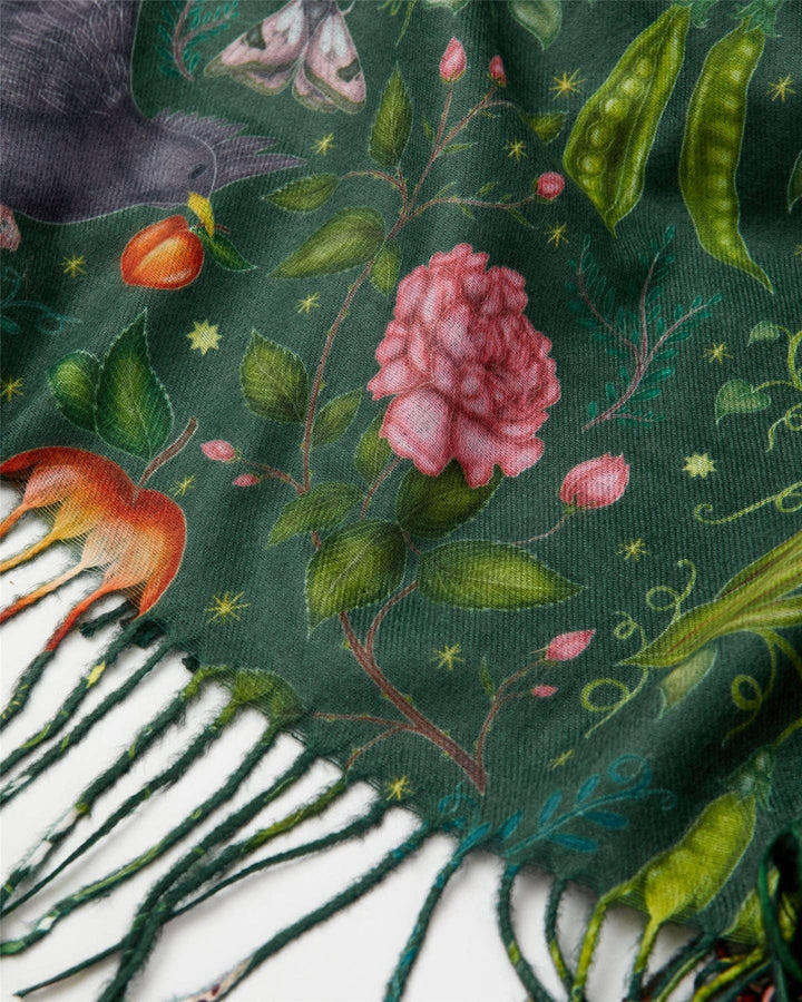 Into The Woods Ultra - Soft Scarf - Green - Birch & BrackenACCESSORIES