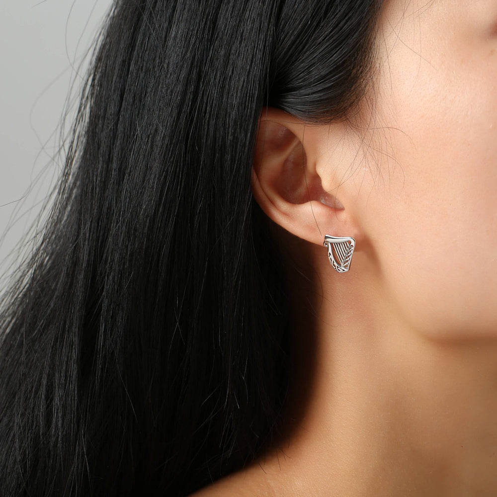 Irish Harp Earrings - Birch & BrackenEARRINGS