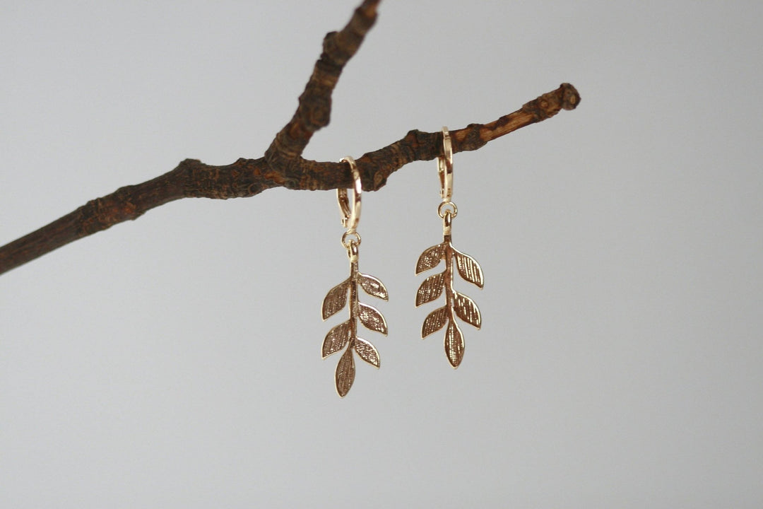 Leaf Earrings - Birch & BrackenEARRINGS