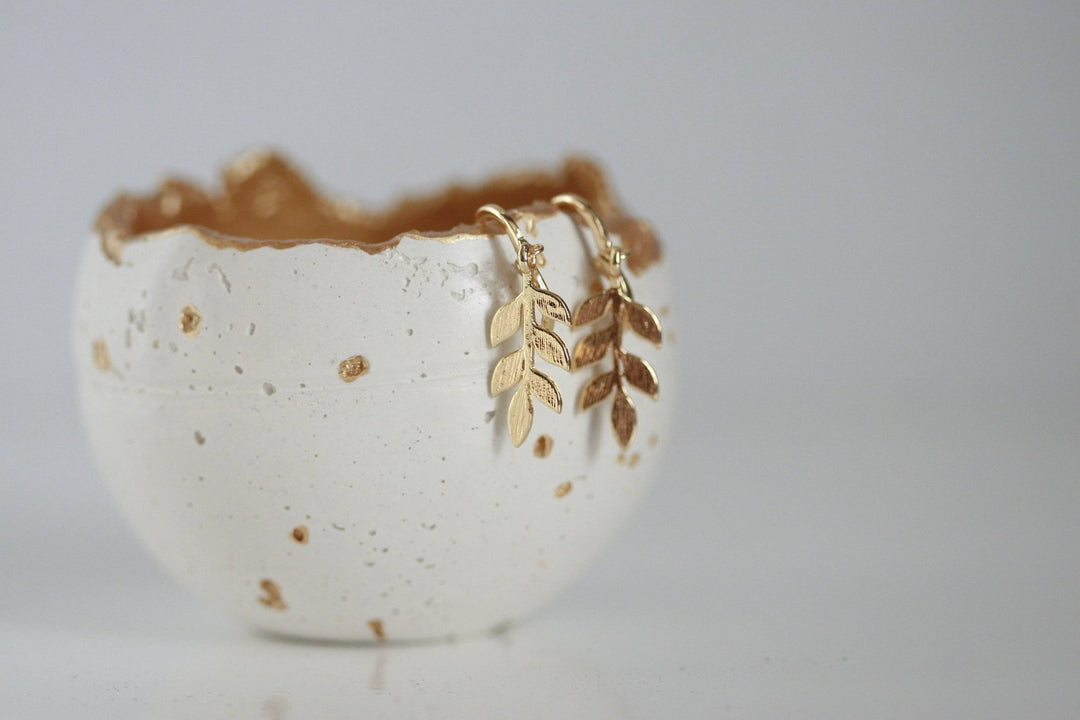 Leaf Earrings - Birch & BrackenEARRINGS