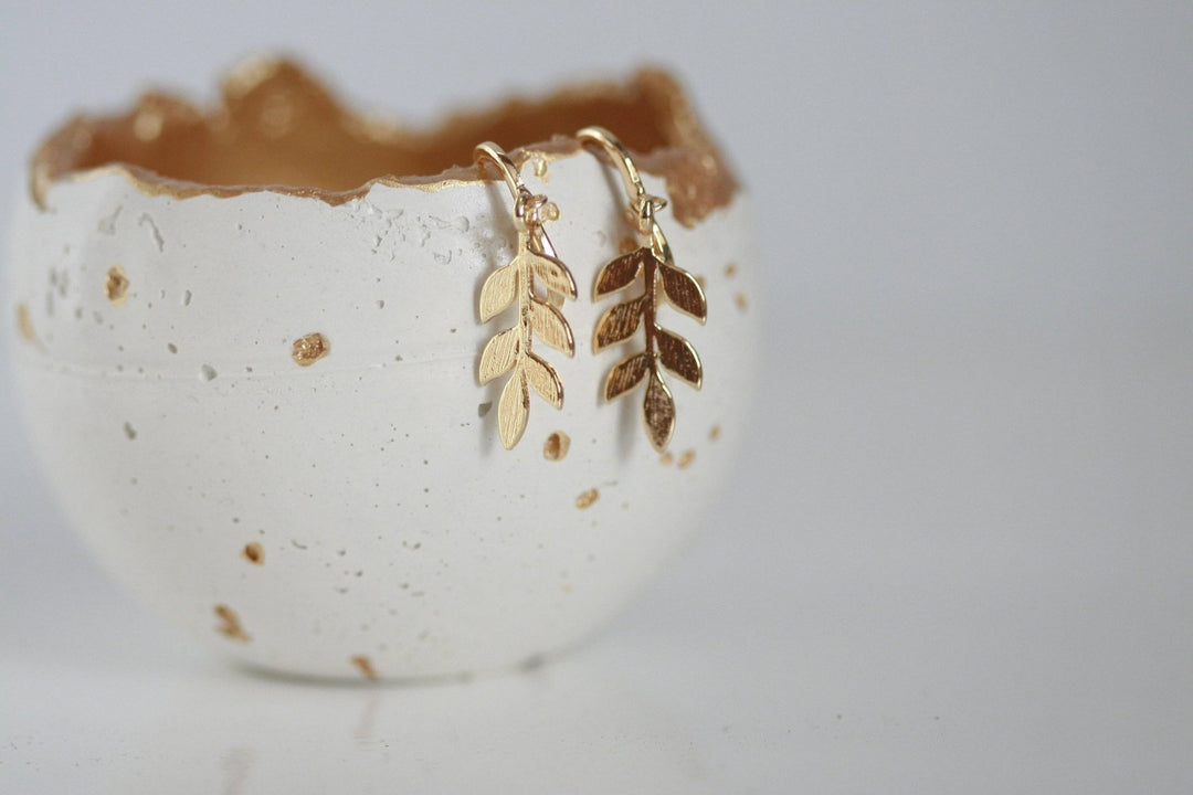 Leaf Earrings - Birch & BrackenEARRINGS