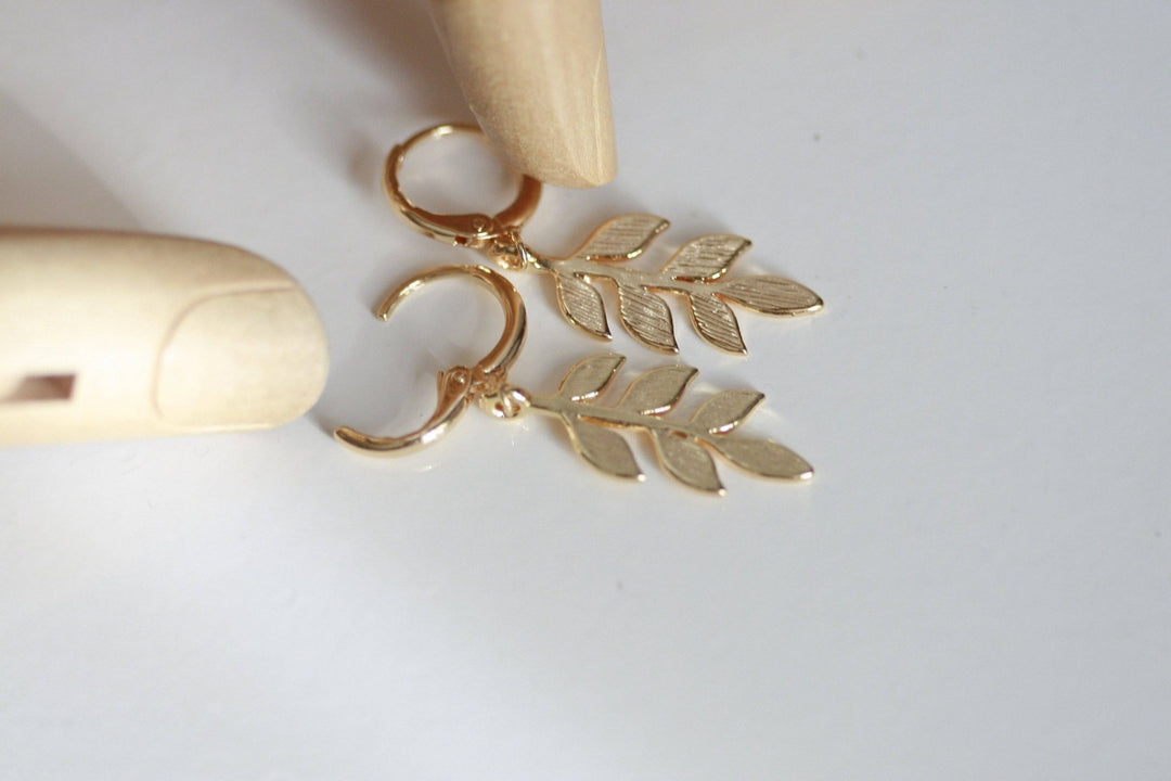 Leaf Earrings - Birch & BrackenEARRINGS