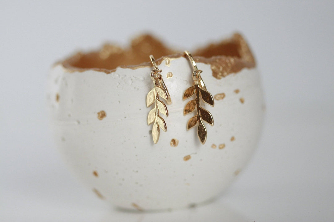 Leaf Earrings - Birch & BrackenEARRINGS
