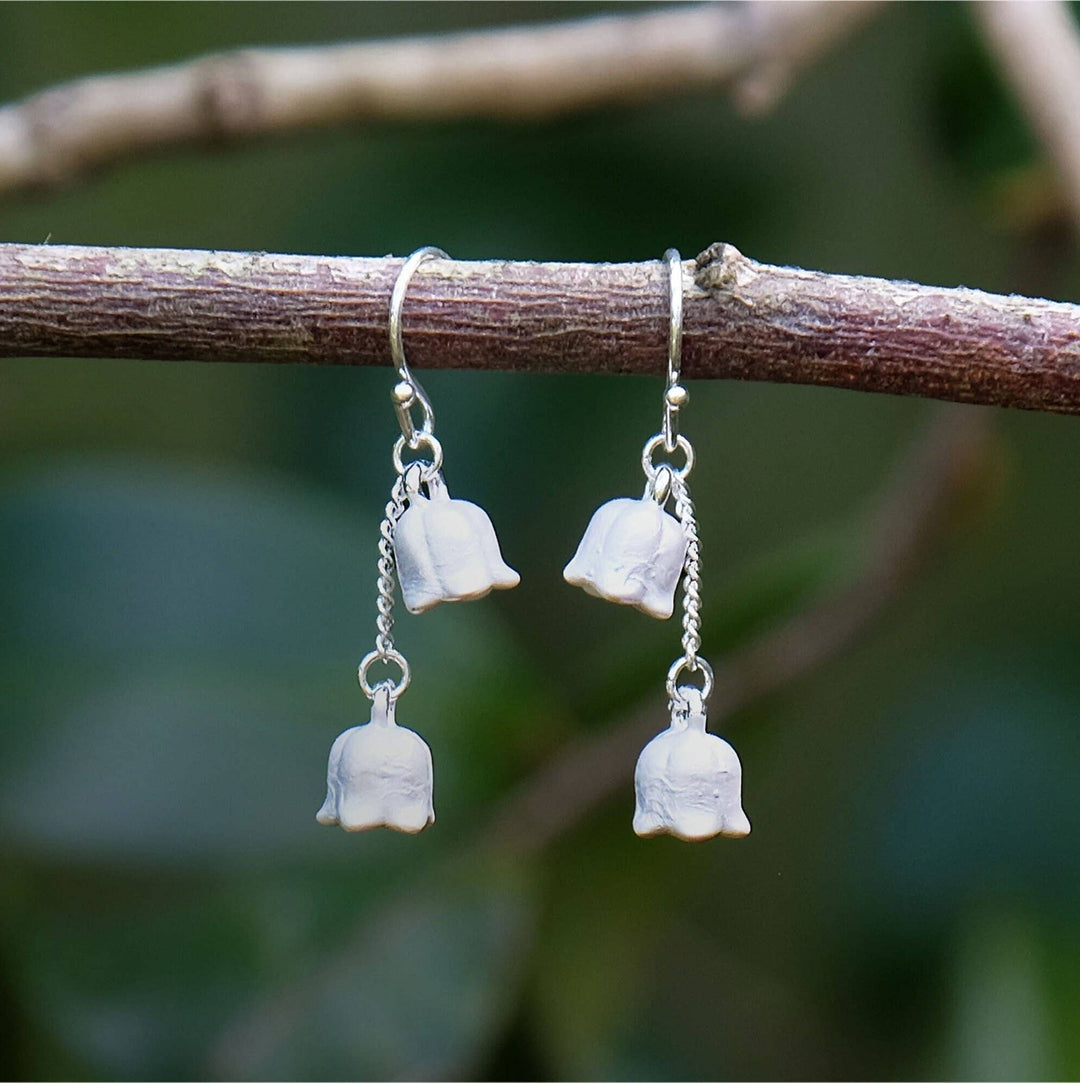 Lily Of The Valley Drop Hook Earrings - Birch & BrackenEARRINGS