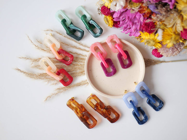 Lola Resin Earrings - Birch & BrackenEARRINGS