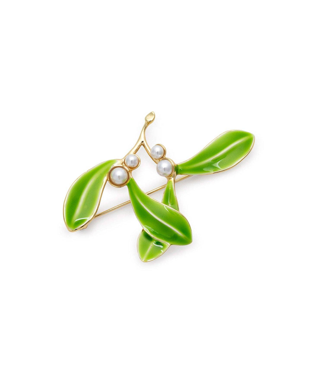 Mistletoe Brooch - Birch & BrackenBROOCH