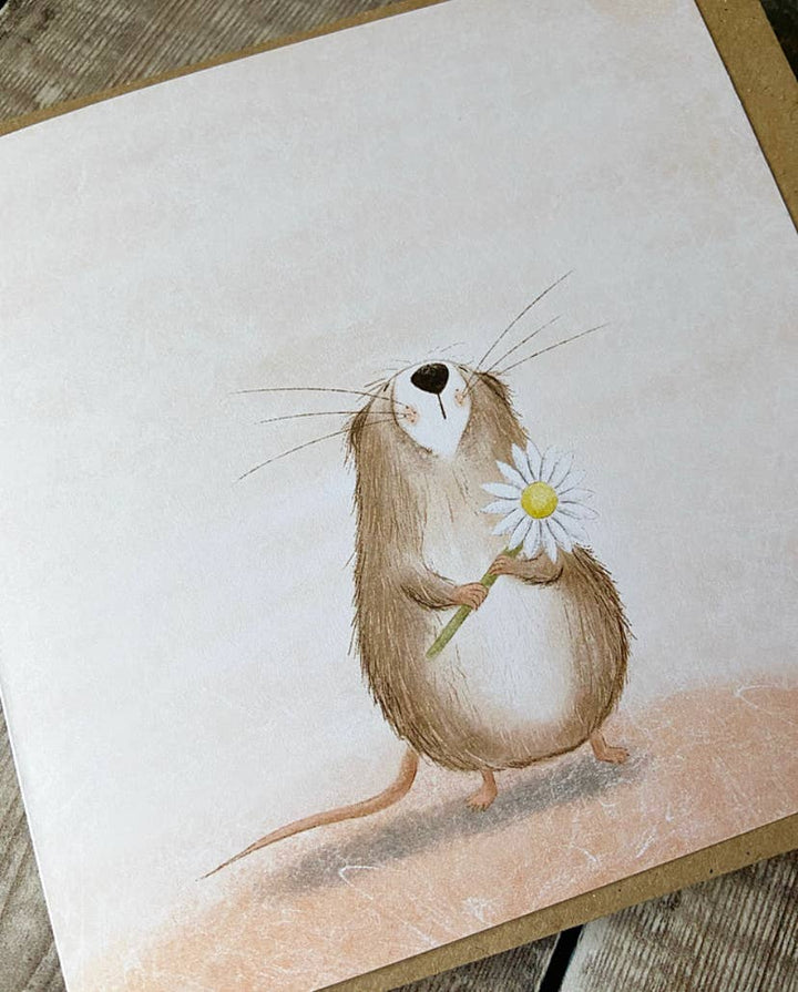 Mouse's Thinking of You Greeting Card - Birch & BrackenCARDS