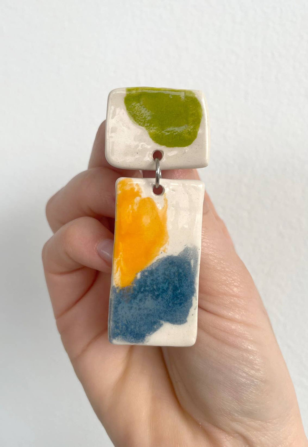 Multicolour ceramic earring - Birch & BrackenEARRINGS