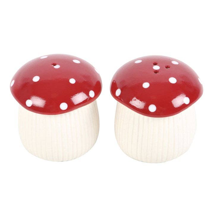 Mushroom Salt and Pepper Shakers - Birch & BrackenSALT & PEPPER SET