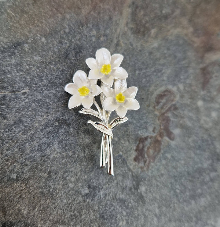 Narcissus Brooch - Birch & BrackenBROOCH