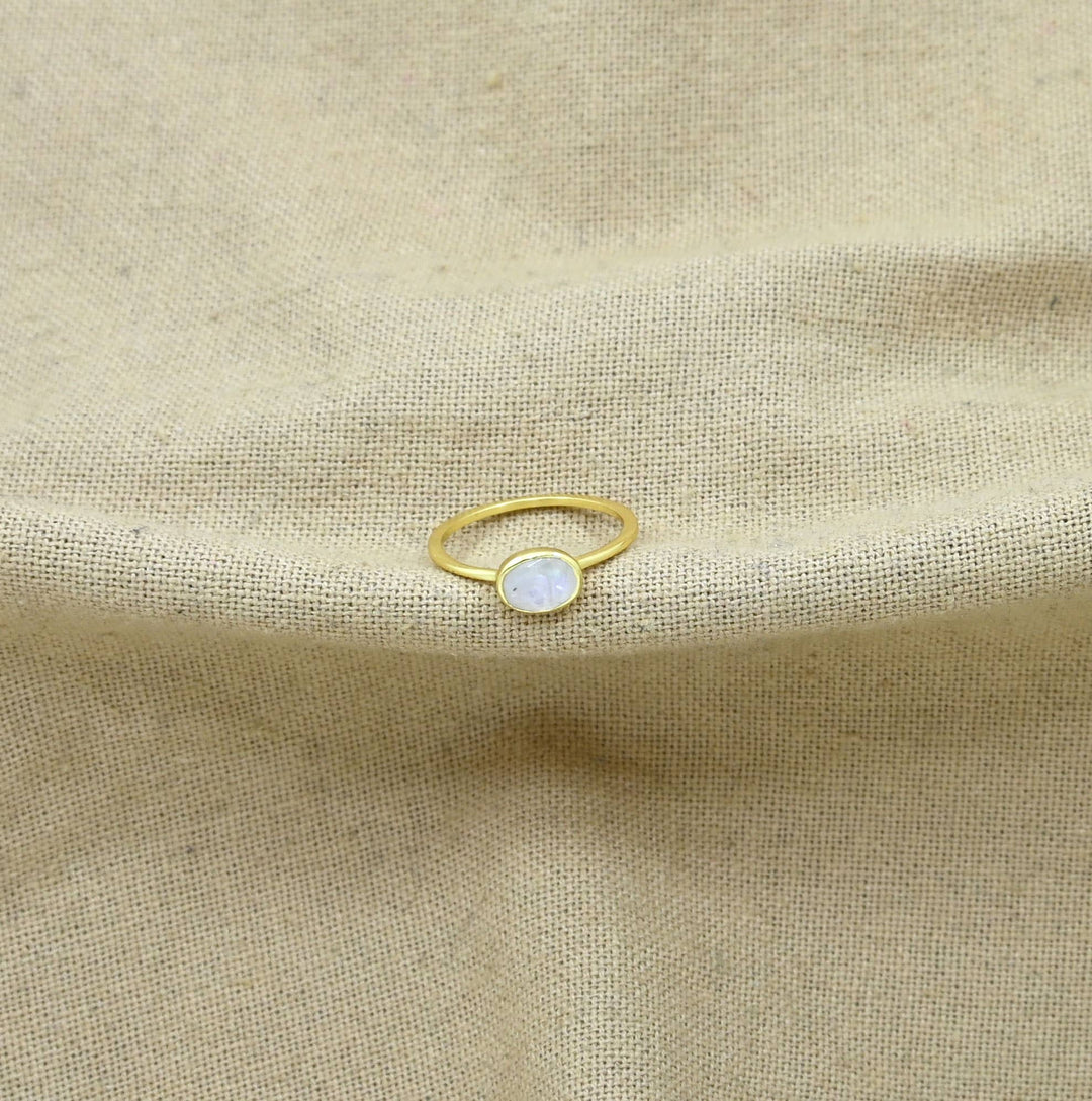 Oval Moonstone Ring - Birch & BrackenRING