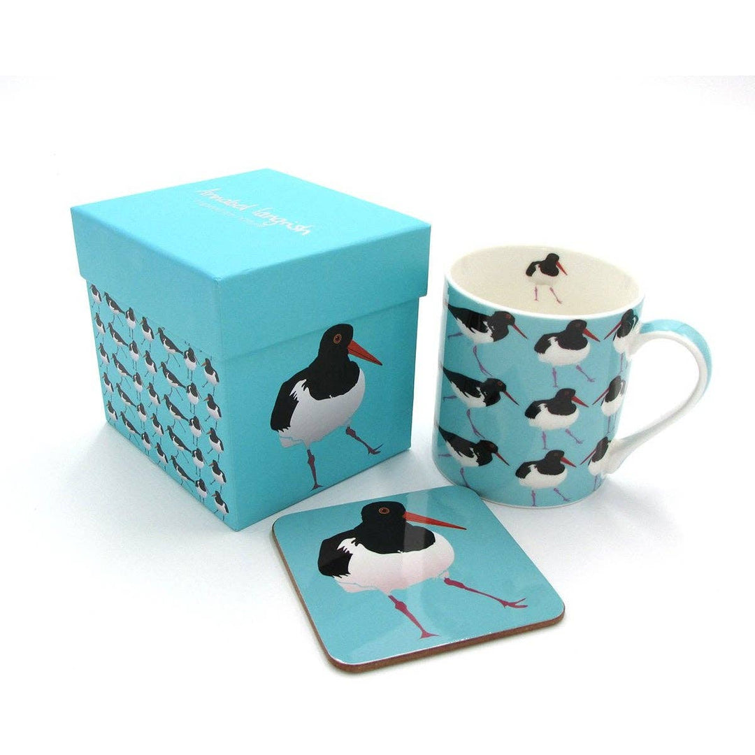 'Oystercatchers' Mug and Coaster Set - Birch & BrackenMUG