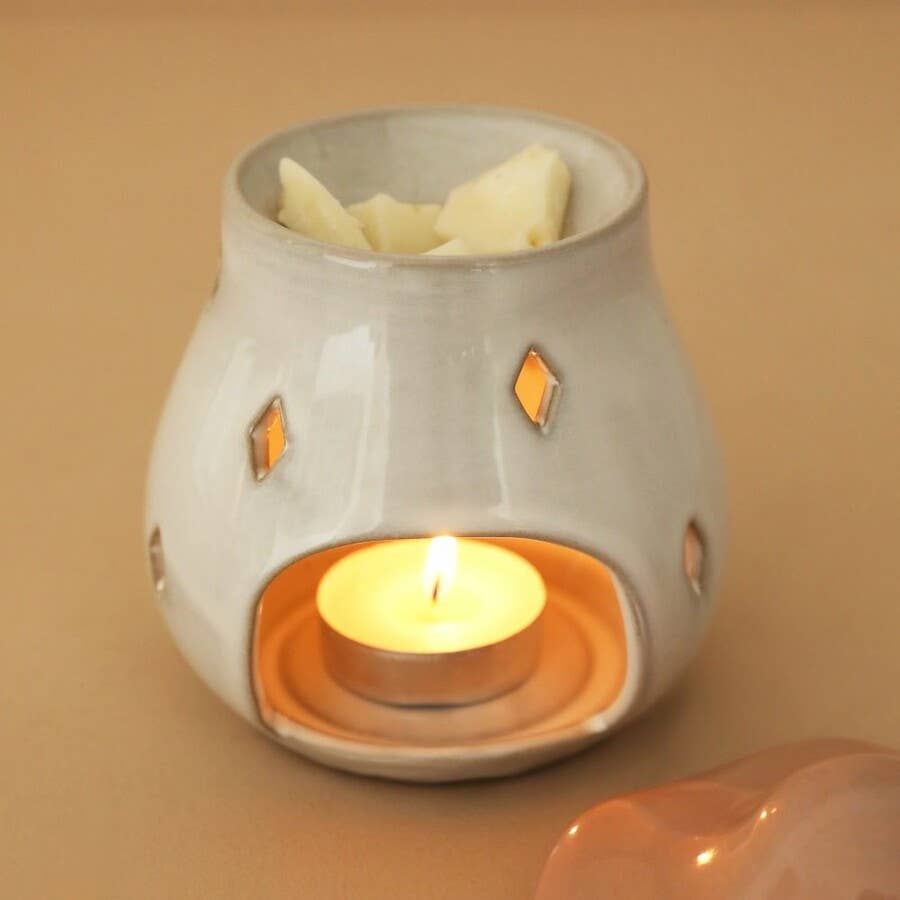 Pink Ceramic Toadstool Wax Burner - Birch & BrackenWAX BURNER