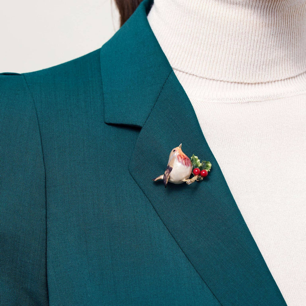 Robin Brooch - Birch & BrackenBROOCH
