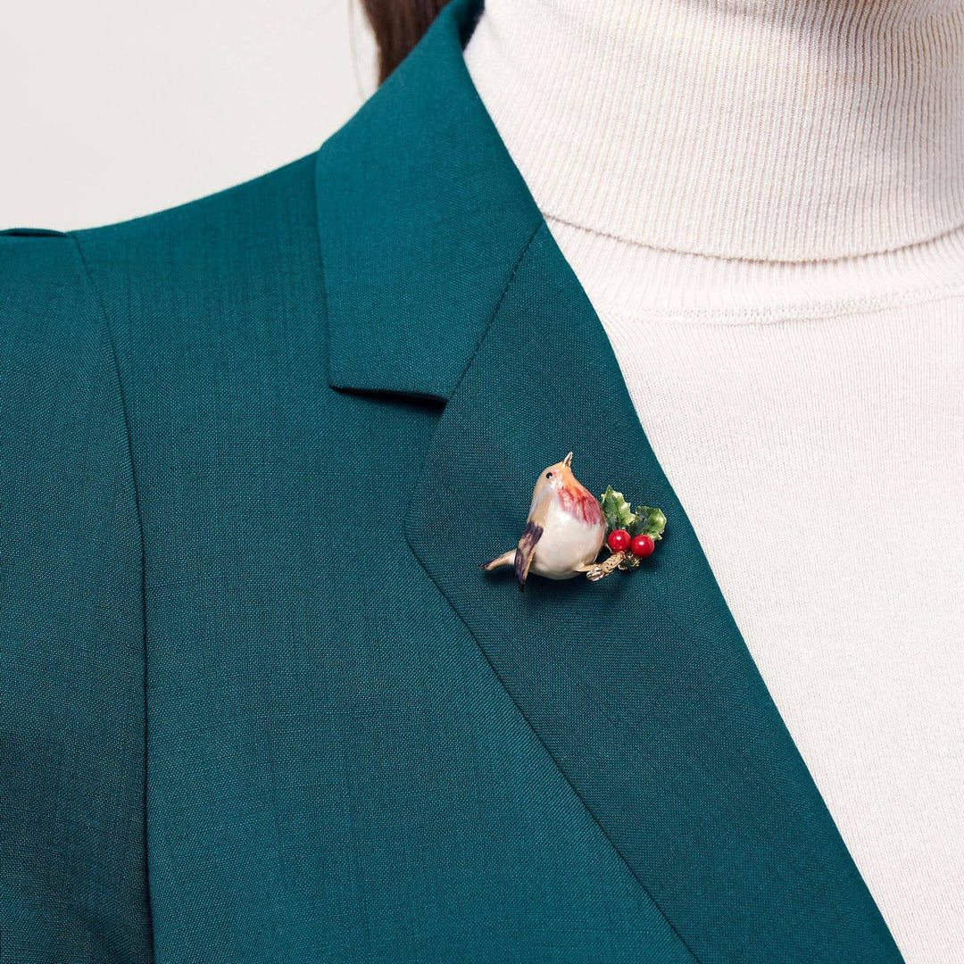 Robin Brooch - Birch & BrackenBROOCH