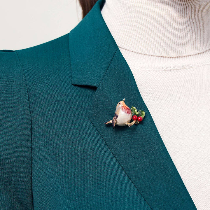 Robin Brooch - Birch & BrackenBROOCH