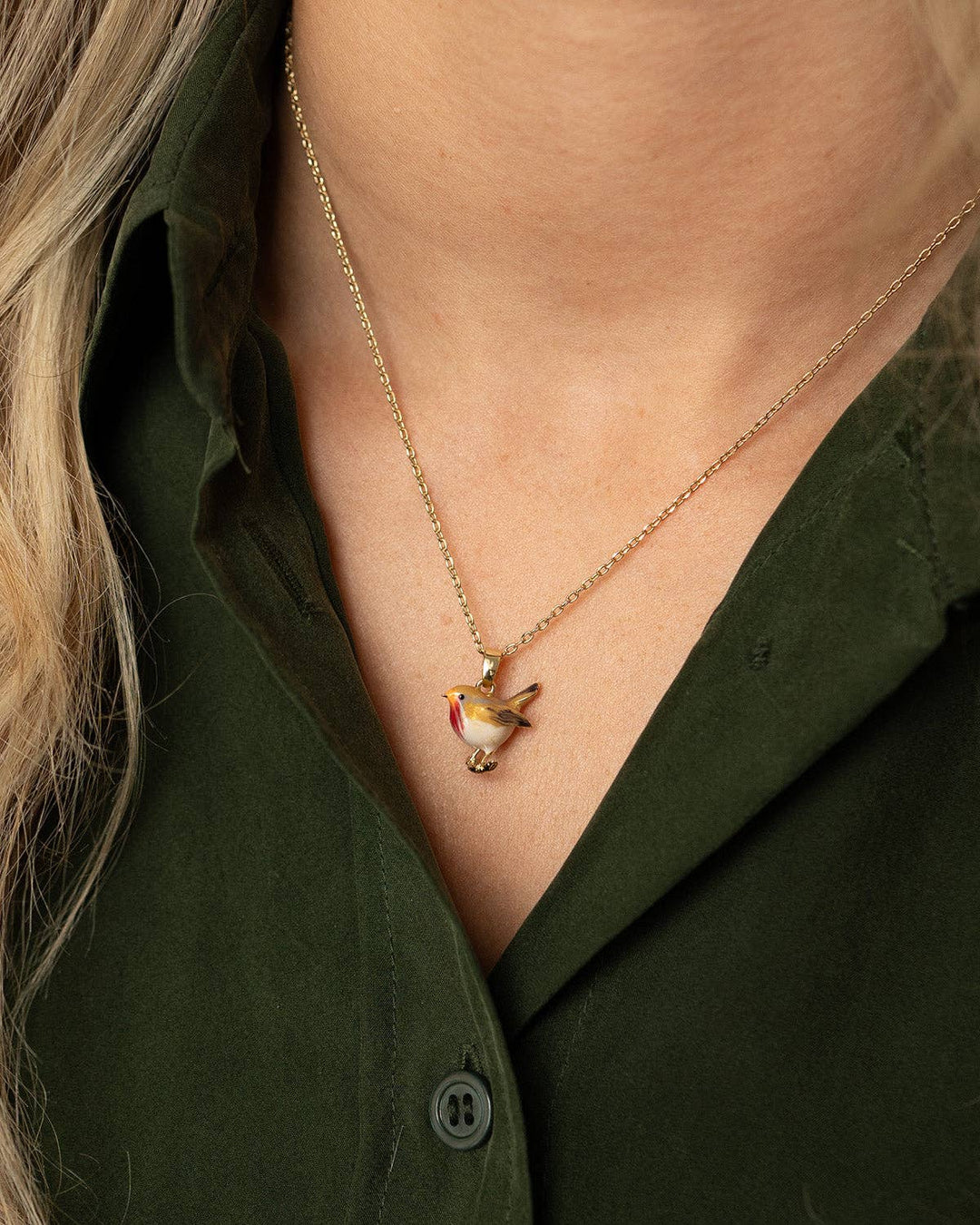 Robin Pendant - Birch & BrackenNECKLACE