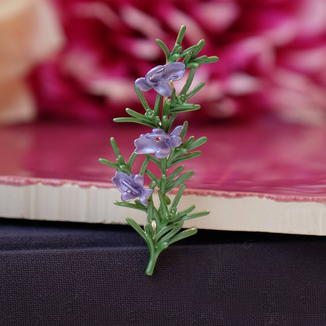 Rosemary Herb Brooch - Birch & BrackenBROOCH
