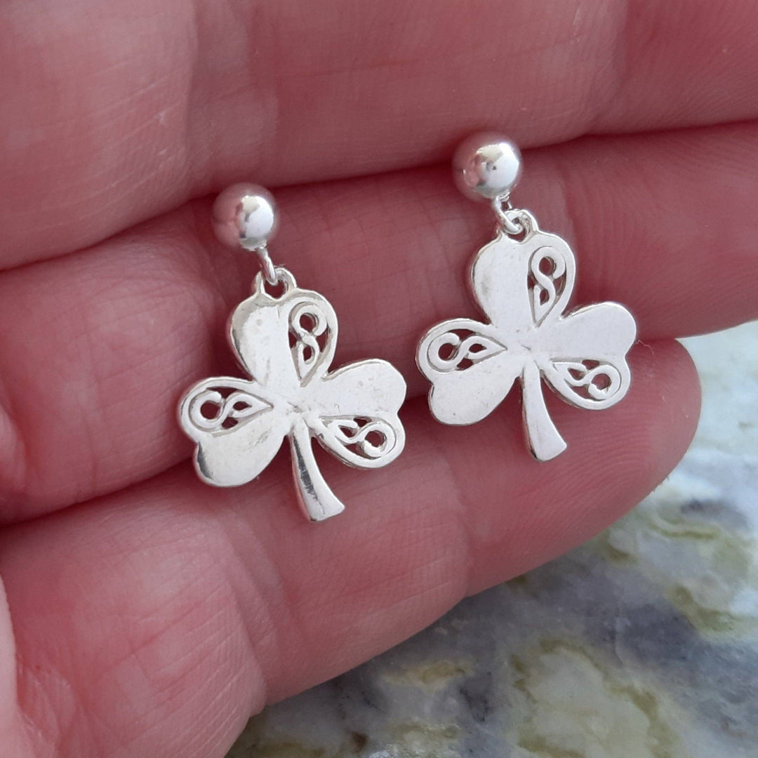 Shamrock Ball Stud Earrings - Birch & BrackenEARRINGS