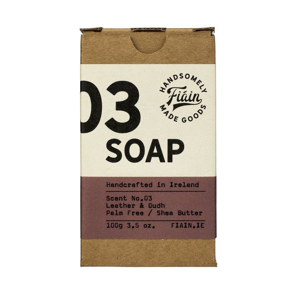 Soap 03 | Leather + Oudh - Birch & BrackenSOAP