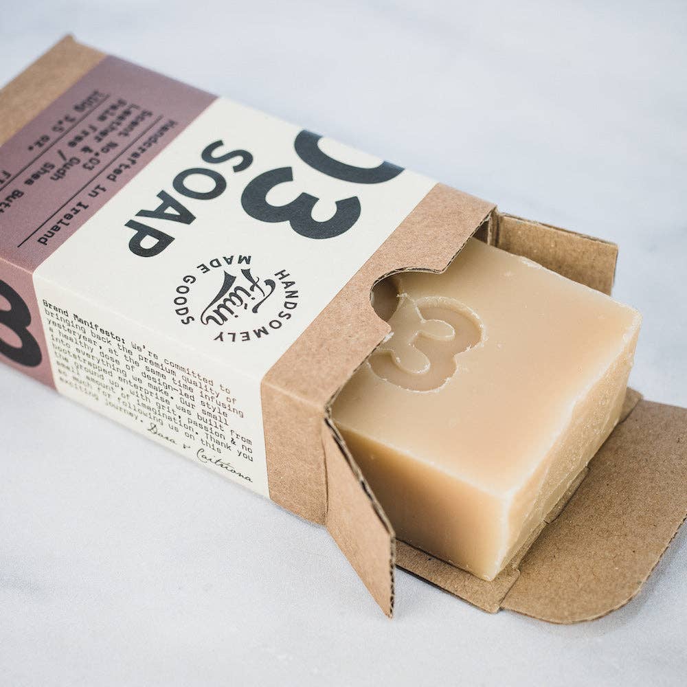 Soap 03 | Leather + Oudh - Birch & BrackenSOAP