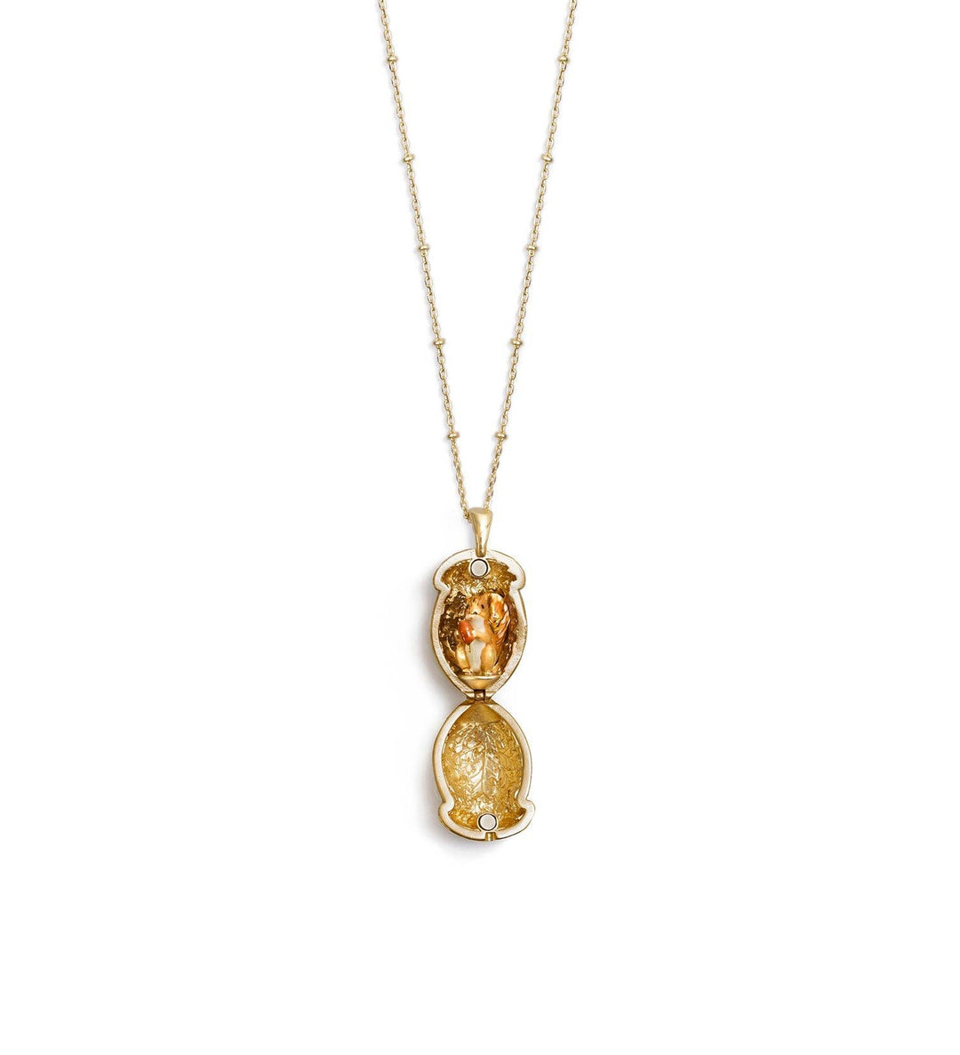 Squirrel Acorn Locket - Birch & BrackenNECKLACE