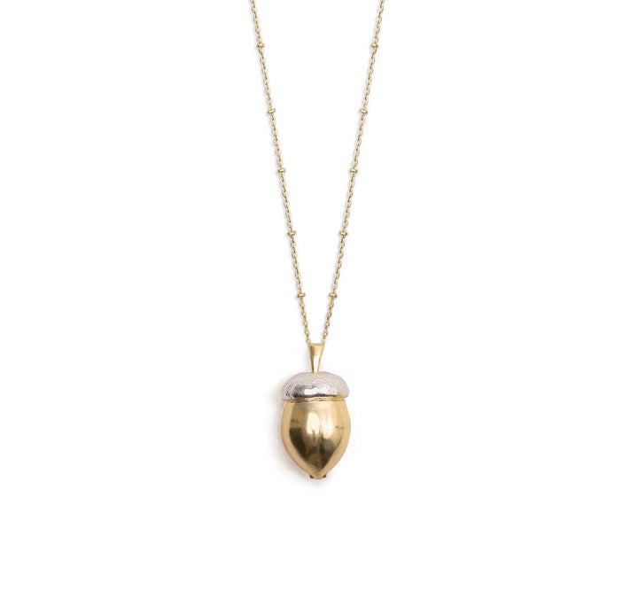 Squirrel Acorn Locket - Birch & BrackenNECKLACE