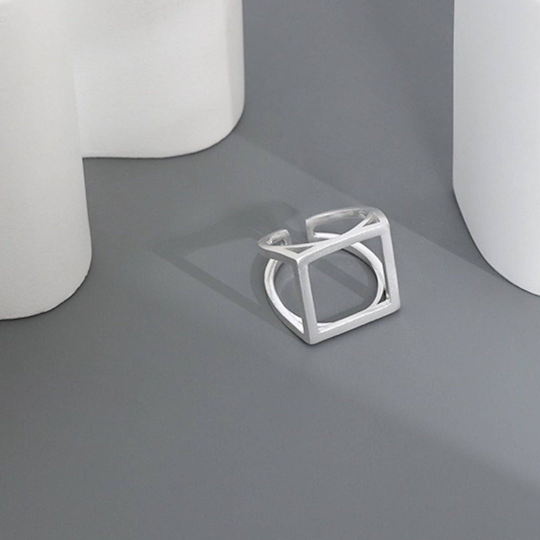Sterling Silver Square Ring - Birch & BrackenRING