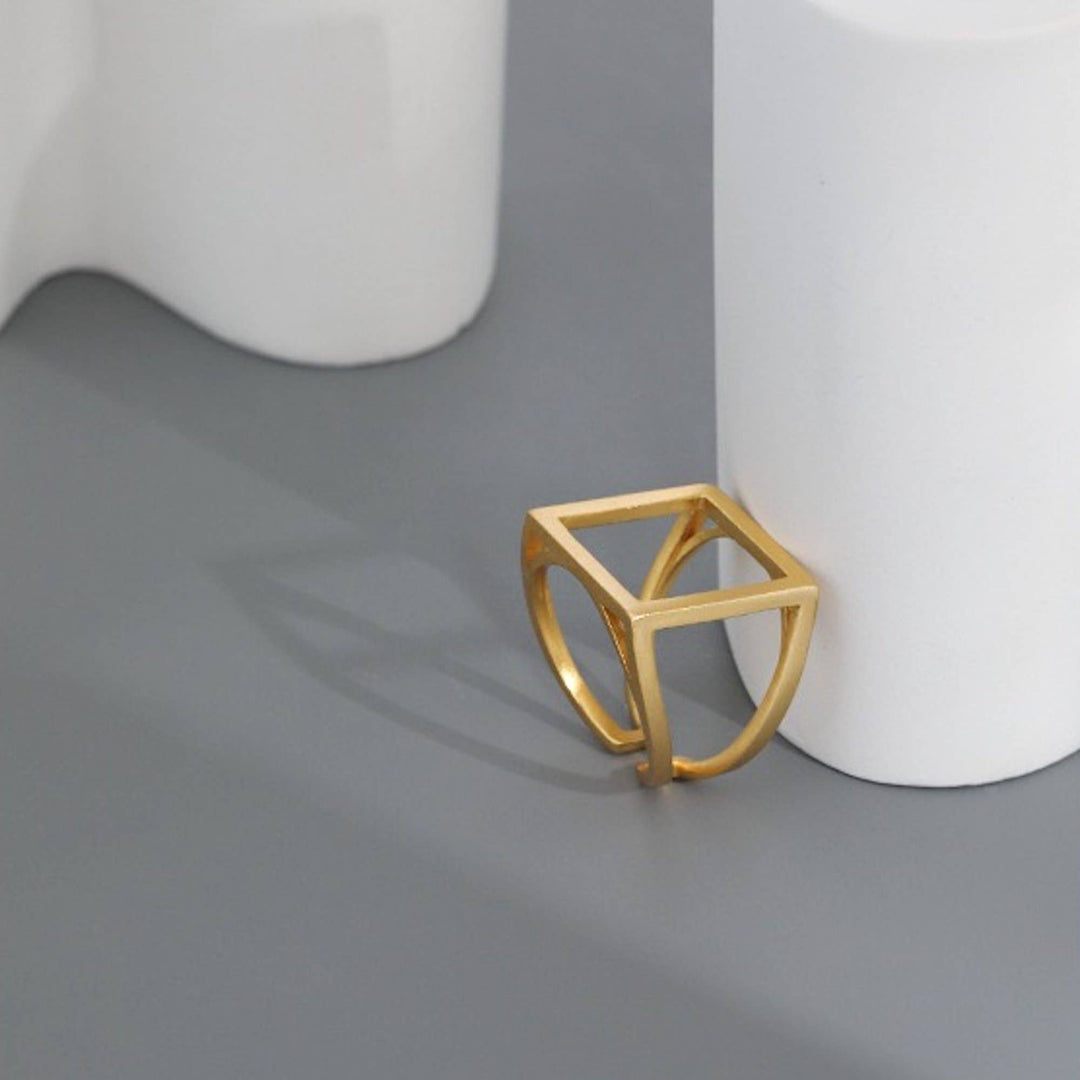 Sterling Silver Square Ring - Birch & BrackenRING