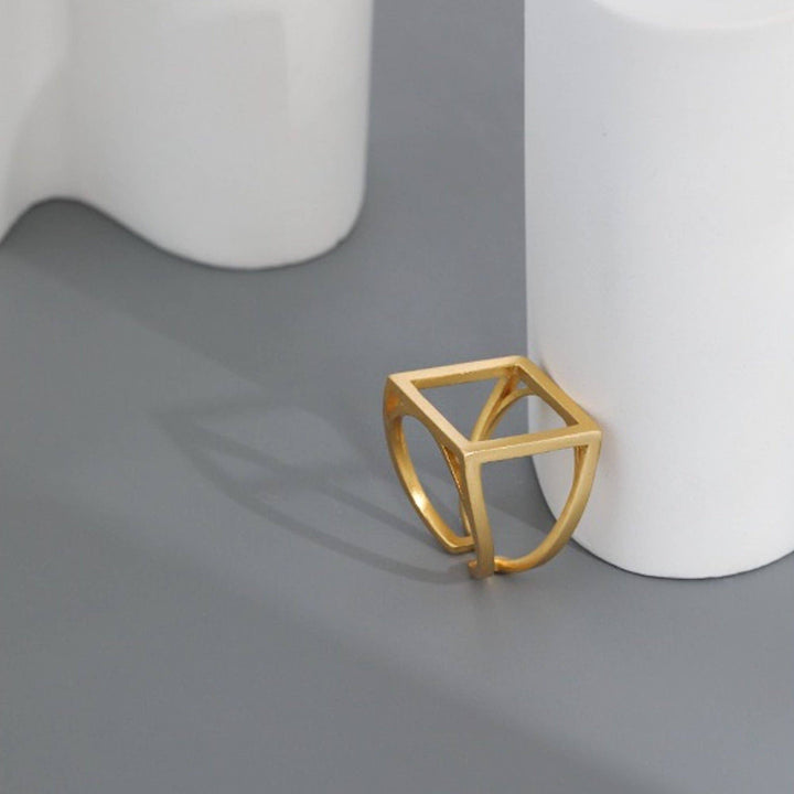 Sterling Silver Square Ring - Birch & BrackenRING