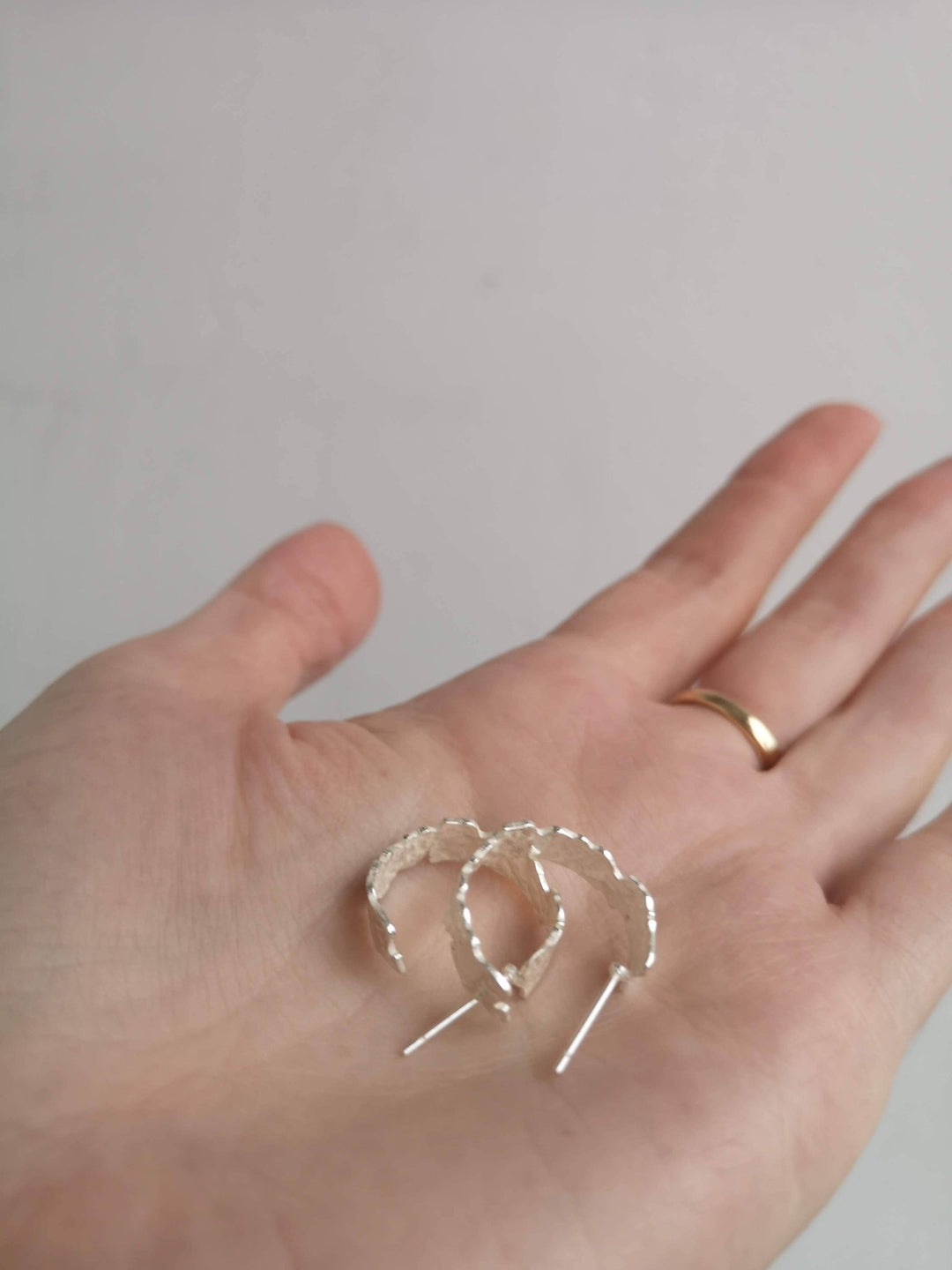 The Capri Sleepers Hoop Earrings (Silver) - Birch & BrackenEARRINGS
