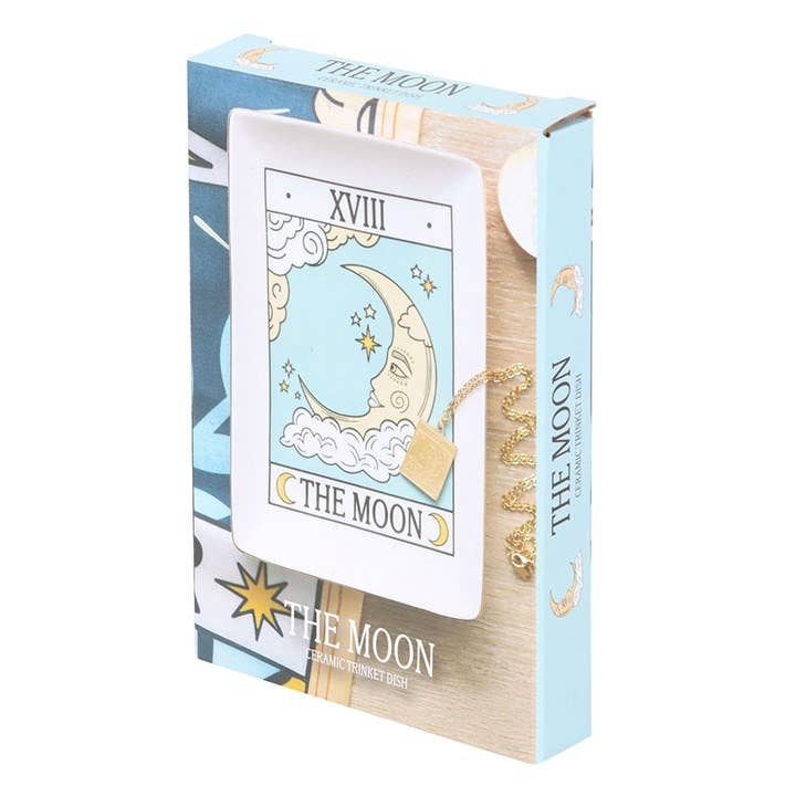 The Moon Vintage Tarot Card Trinket Dish - Birch & BrackenTRINKET DISH