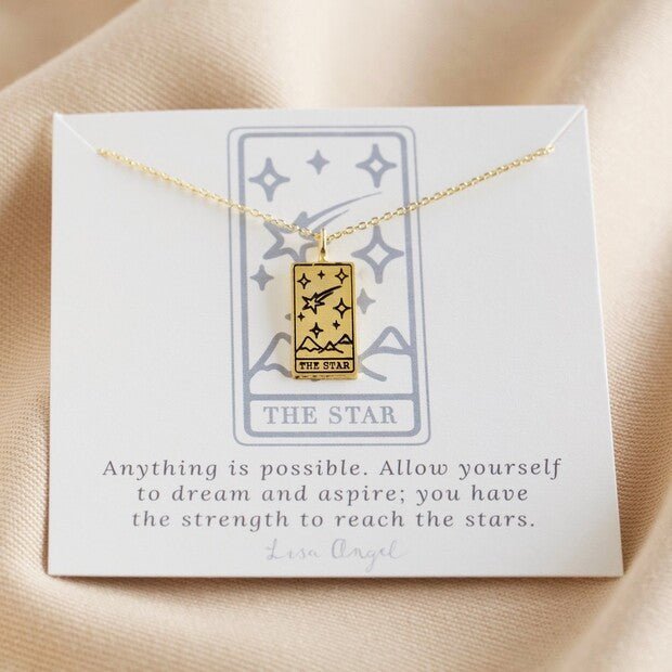 The Star Tarot Card Pendant Necklace - Birch & BrackenNECKLACE