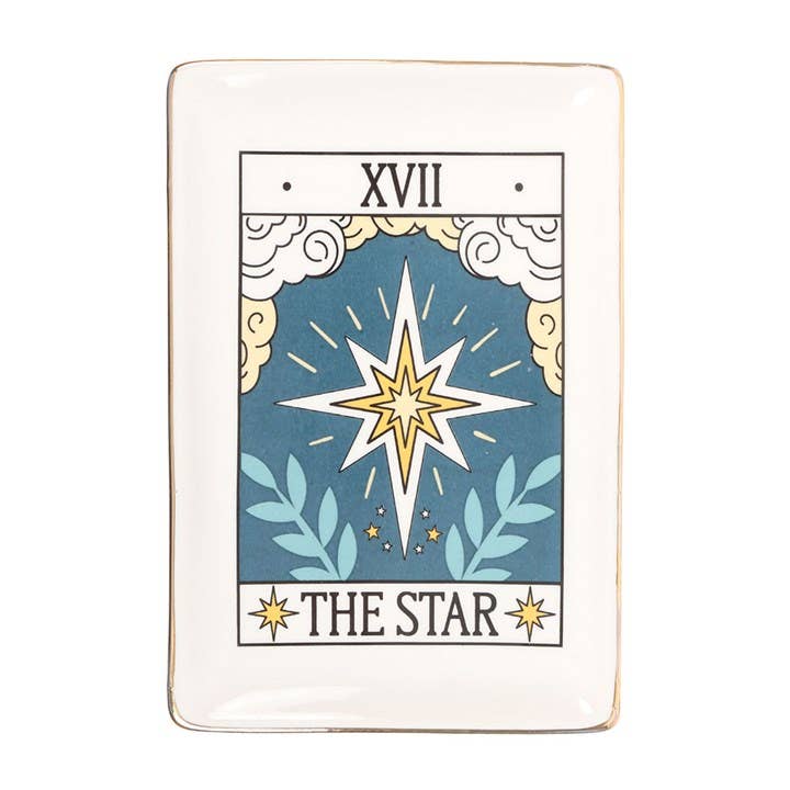 The Star Vintage Tarot Card Trinket Dish - Birch & BrackenTRINKET DISH