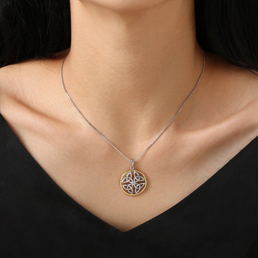 Trinity Circle Pendant - Birch & BrackenNECKLACE