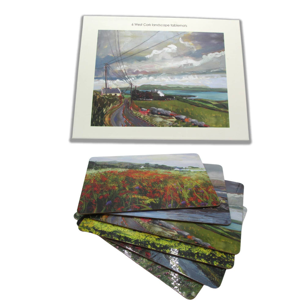 West Cork Landscapes 'Placemat' Set of 6 - Birch & BrackenPLACEMATS