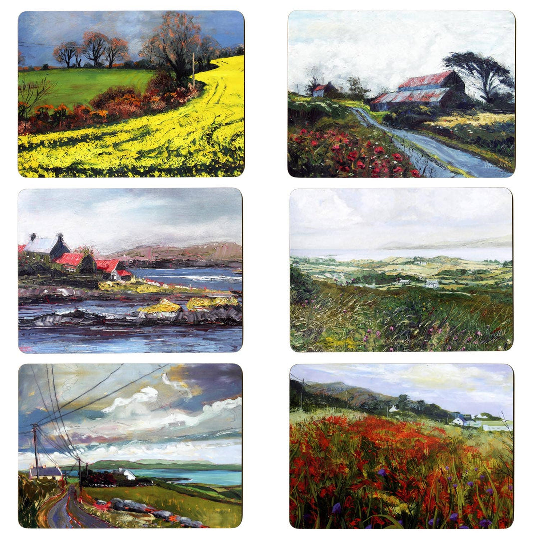 West Cork Landscapes 'Placemat' Set of 6 - Birch & BrackenPLACEMATS