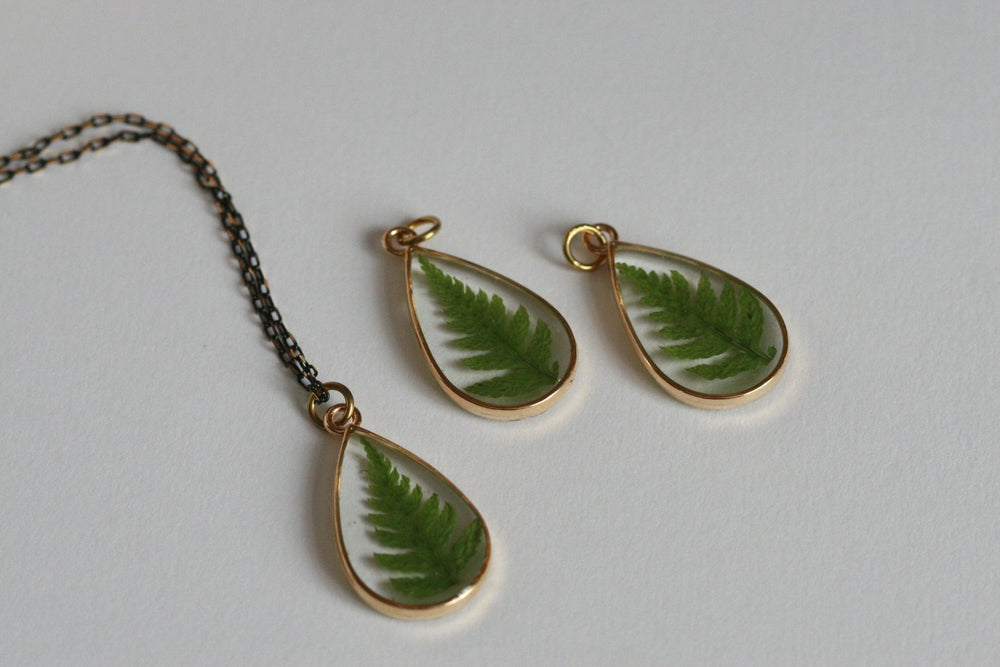 Wicklow Fern Necklace - Birch & BrackenNECKLACE