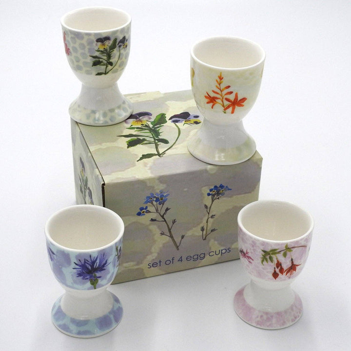 Wildflower 'Egg Cups' Set of 4 - Birch & BrackenEGG CUP