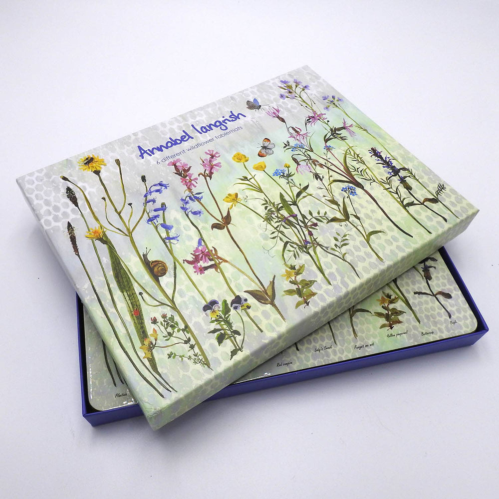 Wildflowers 'Placemat' Set of 6 - Birch & Bracken