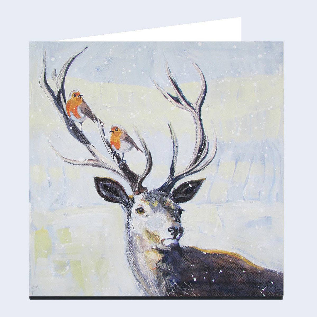'Winter Deer' Greeting Card - Birch & BrackenCARDS