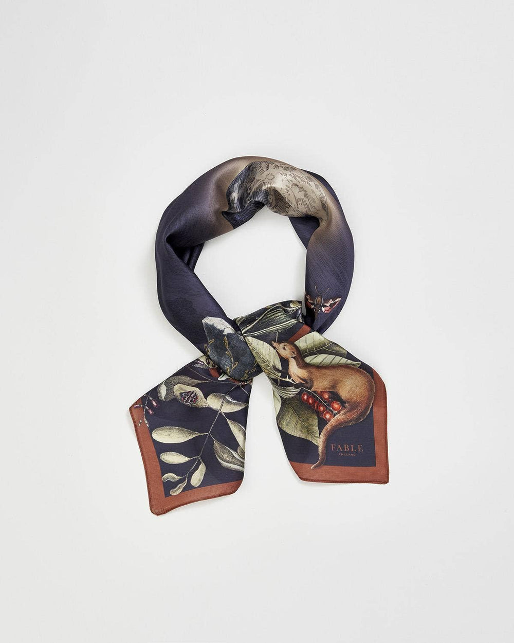 Wolf Garden Narrative Square Scarf - Birch & BrackenSCARF