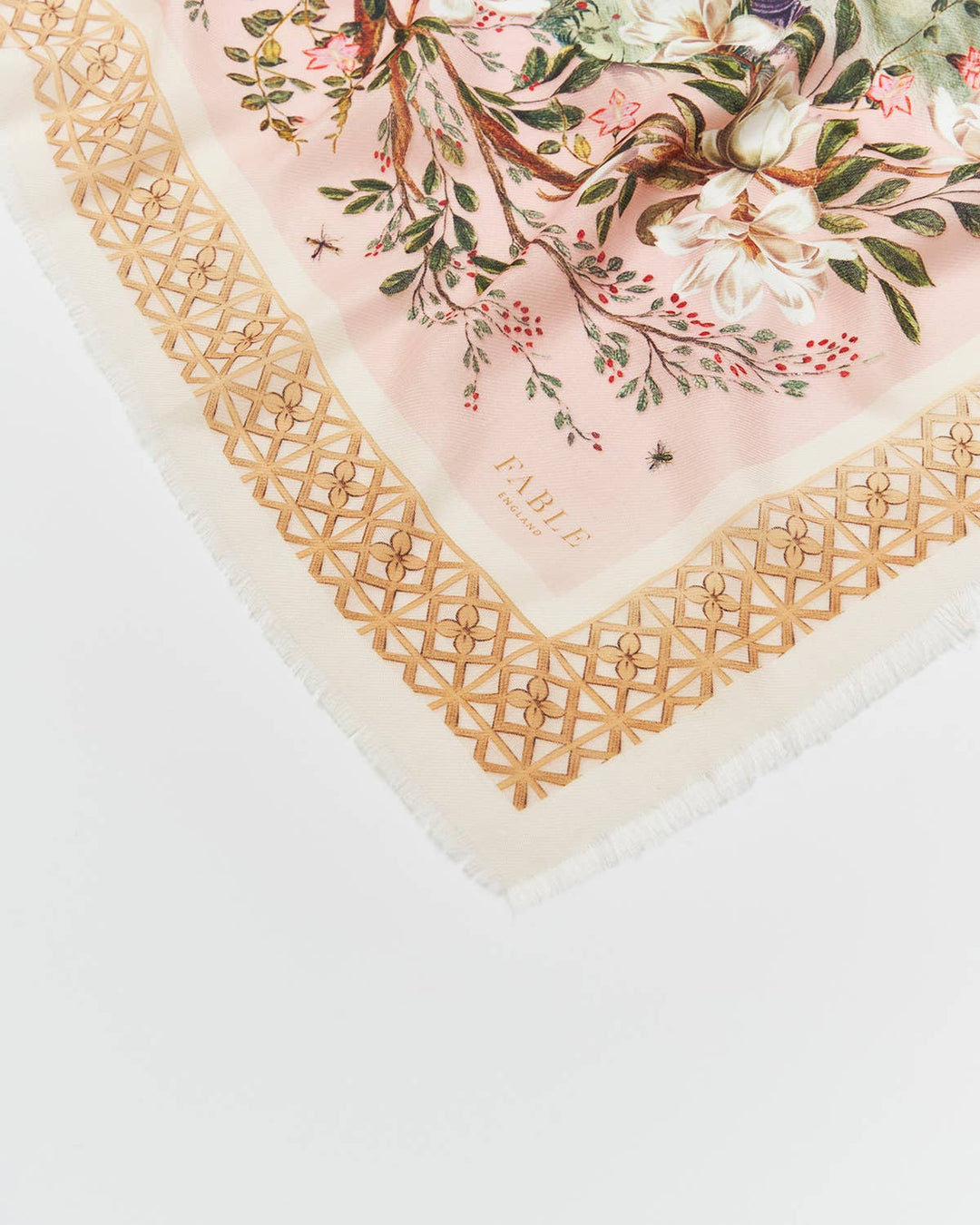 Woodland Scene Pink Long Scarf - Birch & BrackenSCARF